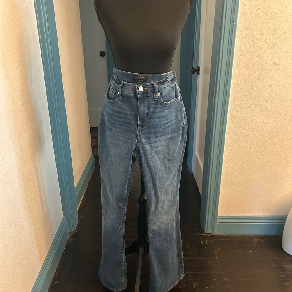 Banana Republic Blue Flare Denim Jeans
